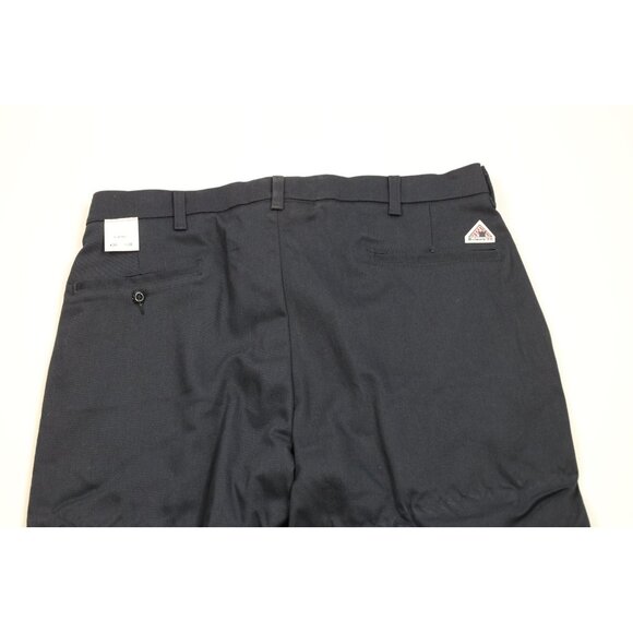 Deadstock Vintage Bulwark FR Mens 36x30 Fire Flame Resistant Workwear Pants Blue - Picture 14 of 16